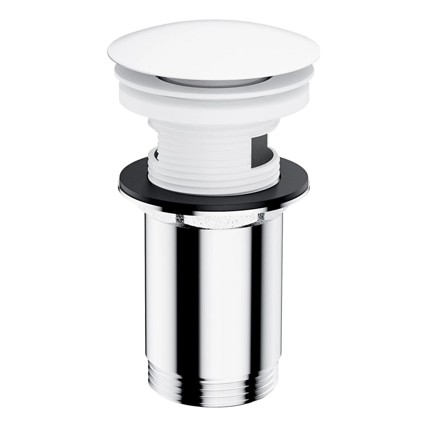 OMNIRES A706BM - Ablaufgarnitur CLICK-CLACK d 6,6 cm mattweiß