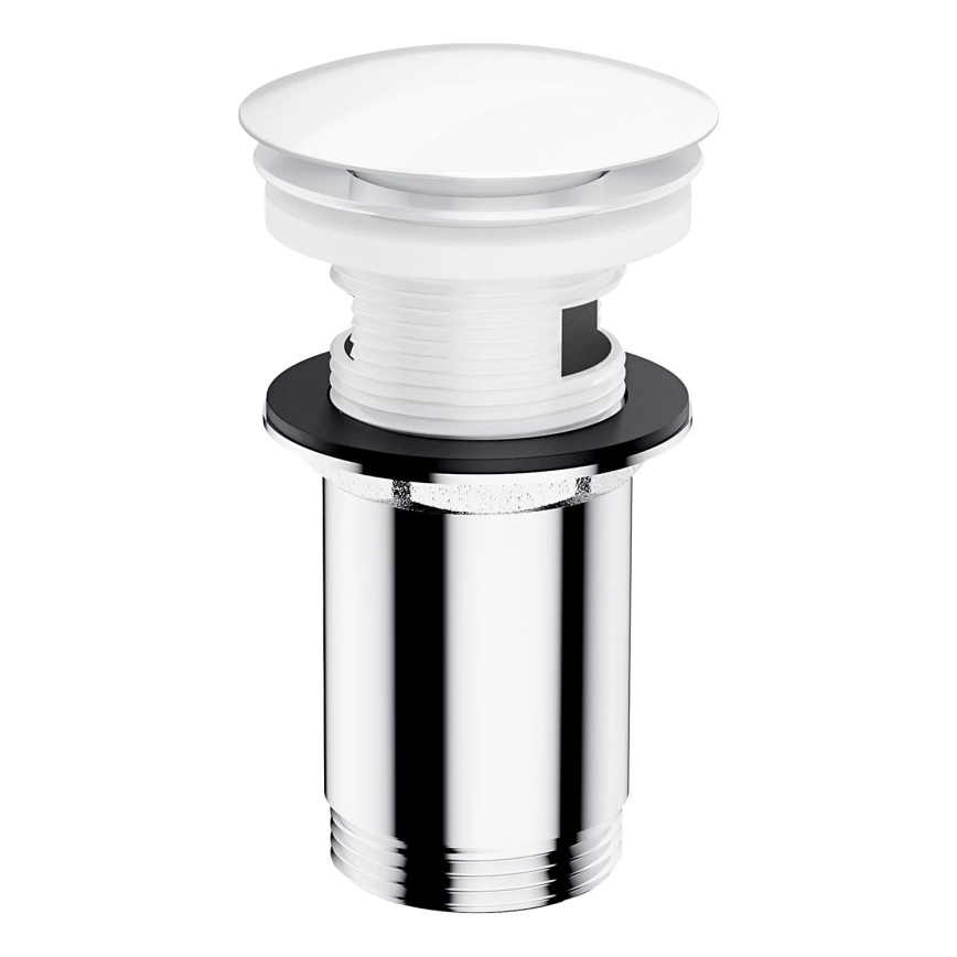 OMNIRES A706BP - Ablaufgarnitur CLICK-CLACK d 6,6 cm glänzend weiß