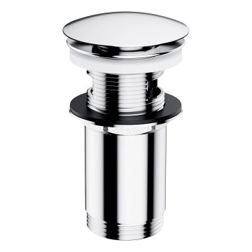 OMNIRES A706CR - Ablaufgarnitur CLICK-CLACK d 6,6 cm glänzendes Chrom