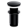 OMNIRES A716BL - Ablaufgarnitur CLICK-CLACK d 6,6 cm seidenmatt schwarz