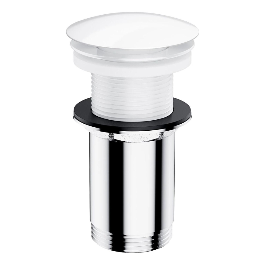 OMNIRES A716BP - Ablaufgarnitur CLICK-CLACK d 6,6 cm glänzend weiß