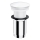 OMNIRES A716BP - Ablaufgarnitur CLICK-CLACK d 6,6 cm glänzend weiß