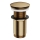 OMNIRES A716BR - Ablaufgarnitur CLICK-CLACK d 6,6 cm gebürstet Antik-Bronze