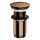 OMNIRES A716CP - Ablaufgarnitur CLICK-CLACK d 6,6 cm glänzend kupfern