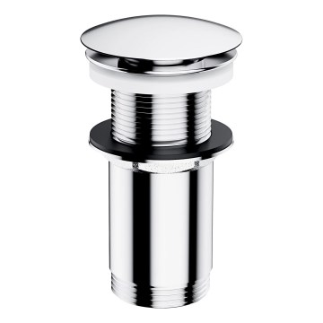 OMNIRES A716CR - Waschbeckenablauf CLICK-CLACK Ø 6,6 cm glänzender Chrom