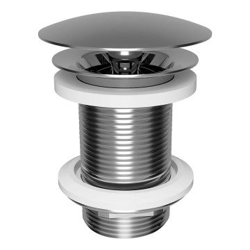 OMNIRES A82CR - Ablaufgarnitur DRAIN d 7,2 cm glänzendes Chrom