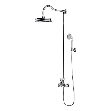 OMNIRES AM5244/6CR - Duschgarnitur mit thermostatischer Armatur ARMANCE glänzendes Chrom