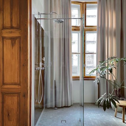 OMNIRES AM5244CR - Duschset mit Armatur ARMANCE glänzendes Chrom