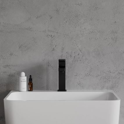 OMNIRES BA7810BL - Waschtischarmatur BARETTI 17 cm, matt schwarz