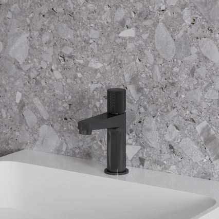 OMNIRES CT8010AT - Waschtischarmatur CONTOUR 16,6 cm gebürstetes Anthrazit