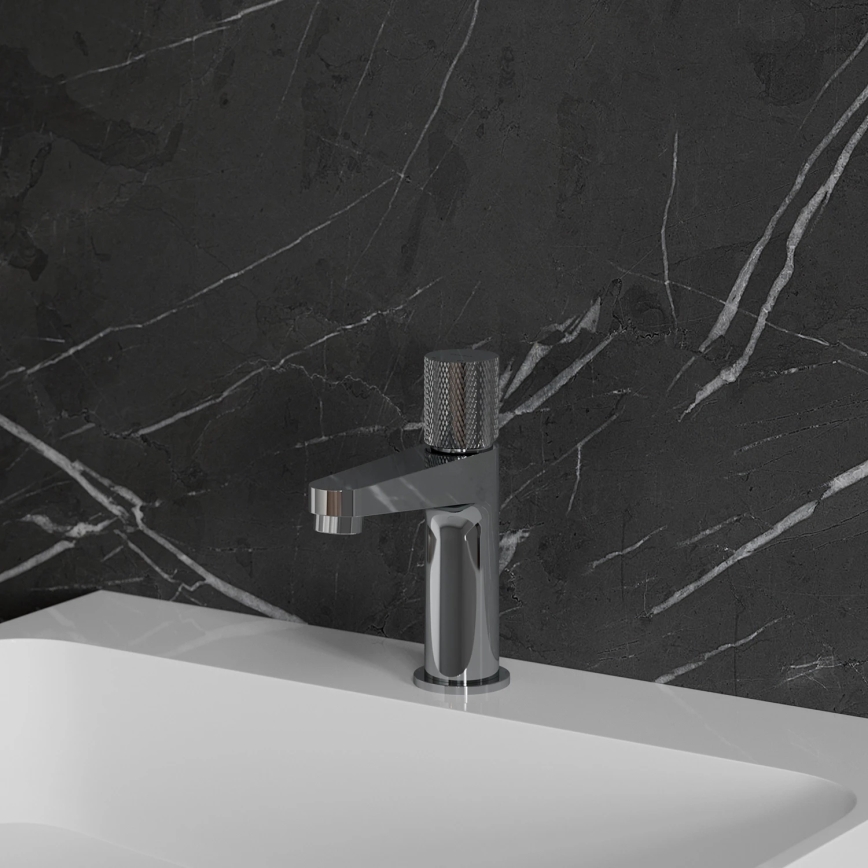 OMNIRES CT8010CR - Waschbeckenarmatur CONTOUR 16,6 cm glänzendes Chrom