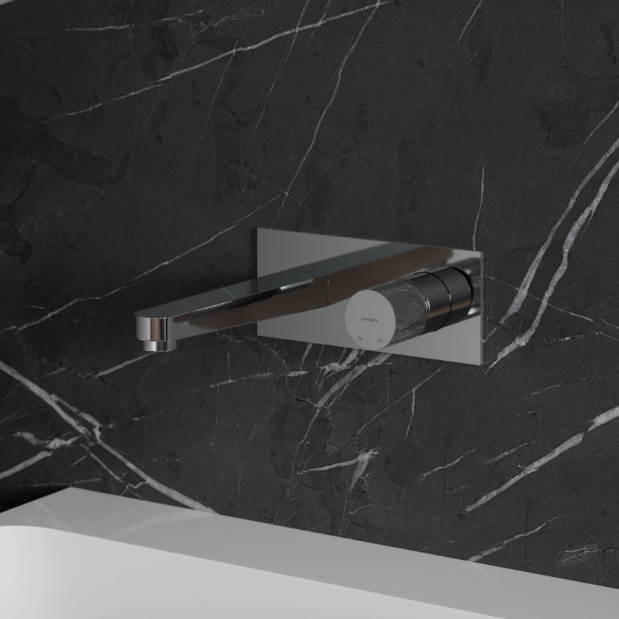OMNIRES CT8015CR - Waschbeckenarmatur für Unterputzmontage CONTOUR glänzendes Chrom
