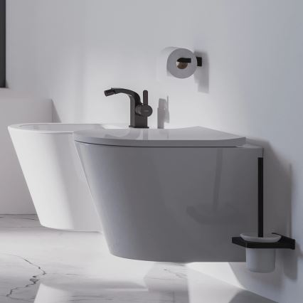 OMNIRES DA70620BL - Wand-WC-Bürste DARLING, matt schwarz