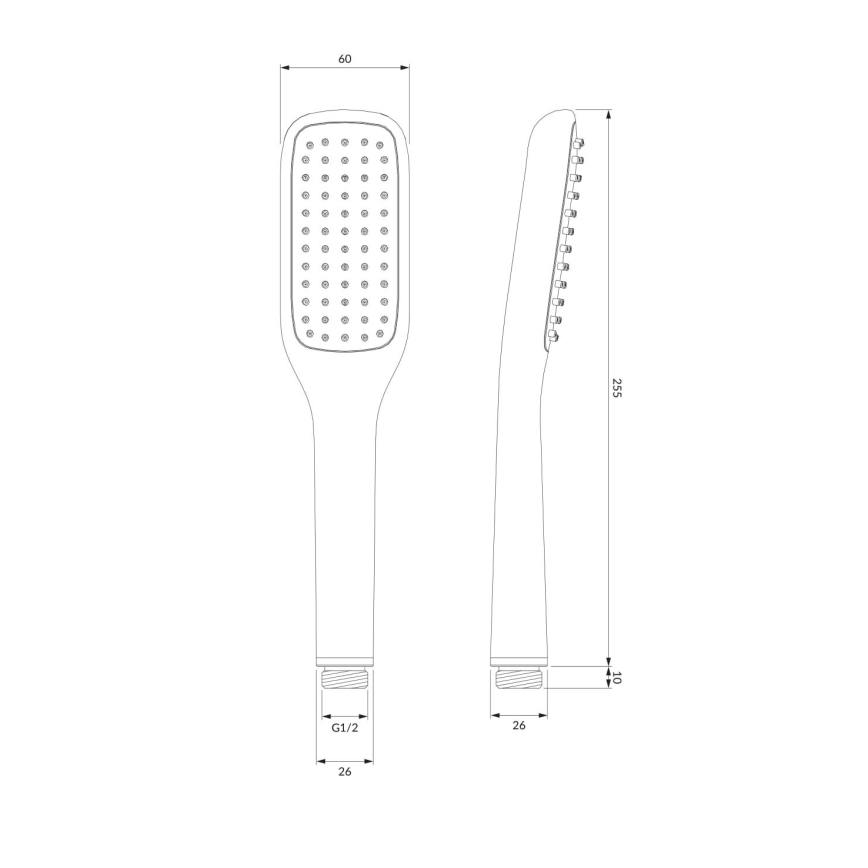 OMNIRES HUDSONX-PCR - Duschset HUDSONX Hochglanzchrom