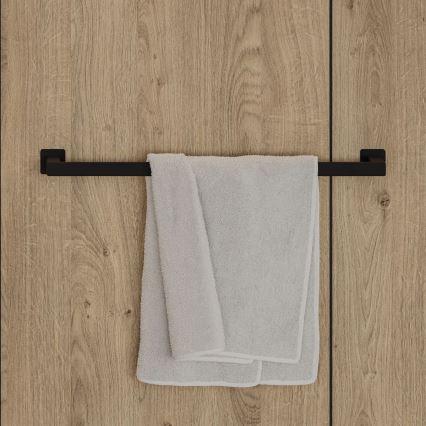 OMNIRES NL80216BL - Wand-Handtuchhalter NELSON 62 cm matt schwarz
