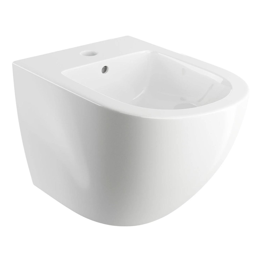 OMNIRES OTTAWABIBP - Wandhängendes Bidet OTTAWA Keramik/glänzend weiß
