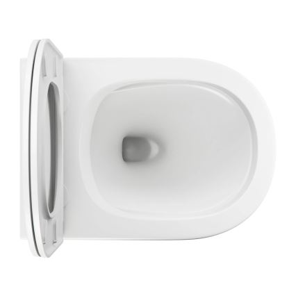 OMNIRES OTTAWAMWBM - Wandhängende Toilette mit Toilettensitz SoftClose OTTAWA Keramik/mattweiß