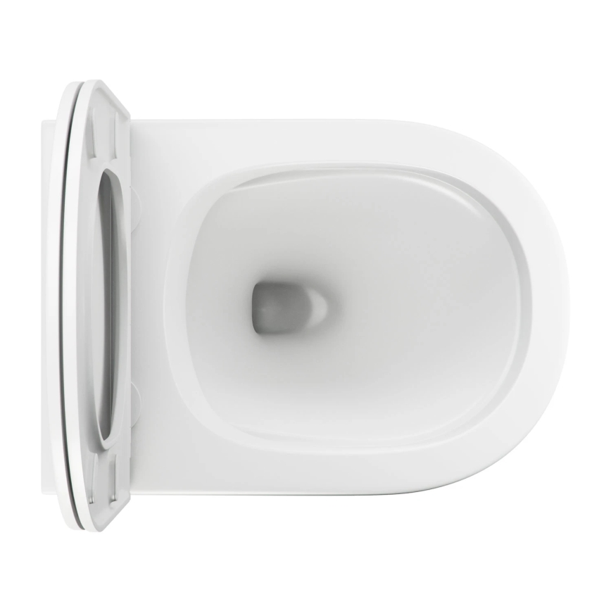 OMNIRES OTTAWAMWBM - Wandhängende Toilette mit Toilettensitz SoftClose OTTAWA Keramik/mattweiß