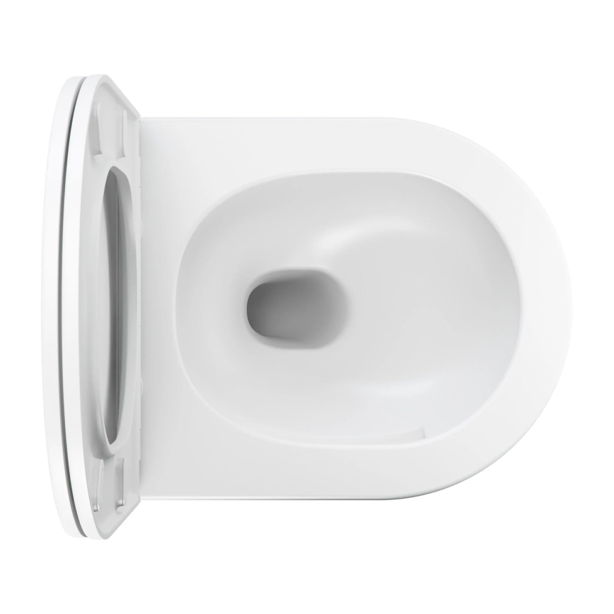 OMNIRES OTTAWASPXMWBM - Wandhängende Toilette mit Toilettensitz SoftClose OTTAWA Keramik/mattweiß