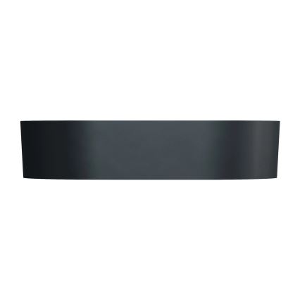 OMNIRES OVOUNBLV - Aufsatzwaschbecken OVO 55x36 cm Dolomit/matt schwarz Lava