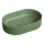 OMNIRES OVOUNOL - Aufsatzwaschbecken OVO 55x36 cm Dolomit/matt Olive