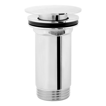 OMNIRES P706CR - Ablaufgarnitur CLICK-CLACK d 6,8 cm glänzendes Chrom