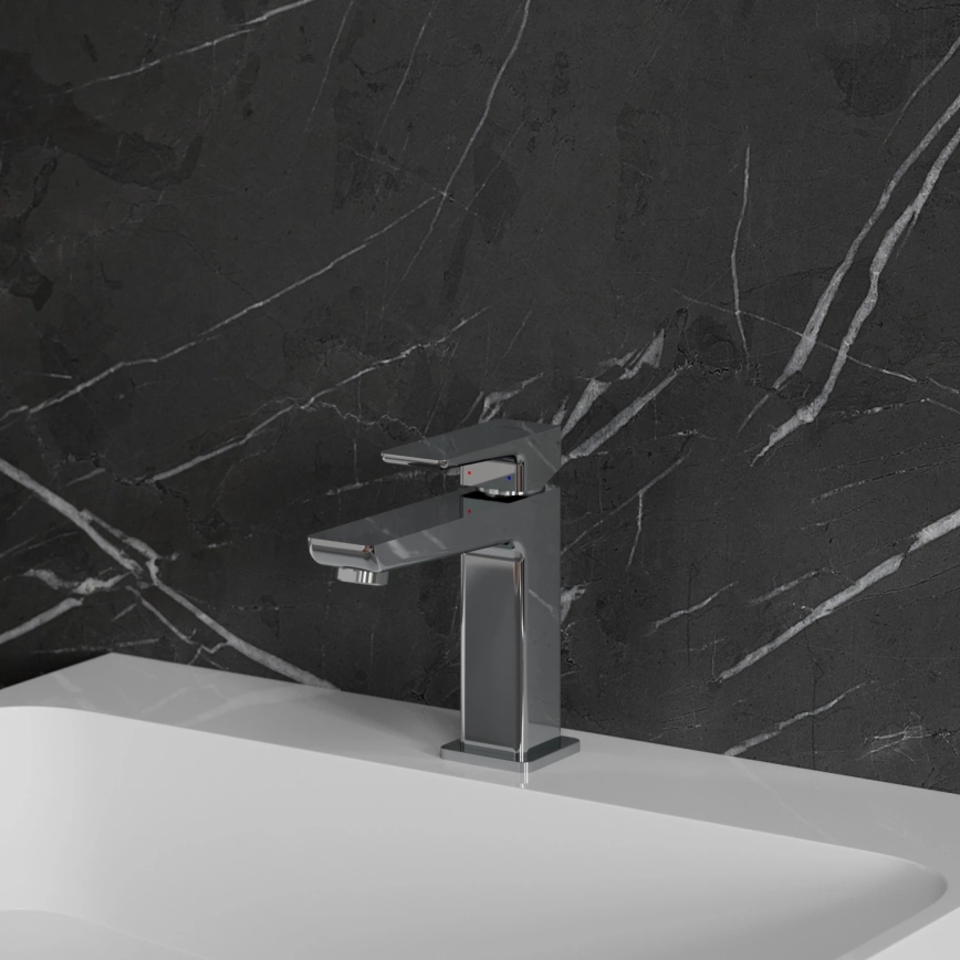 OMNIRES PM7410CR - Waschbeckenarmatur PARMA 15 cm glänzendes Chrom