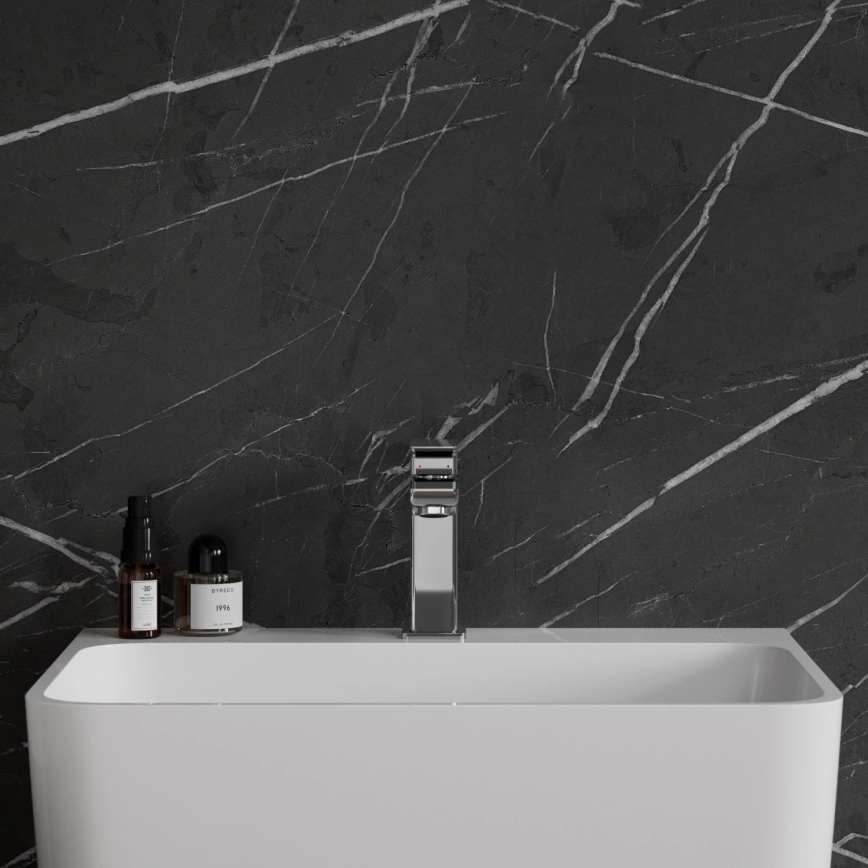 OMNIRES PM7410CR - Waschbeckenarmatur PARMA 15 cm glänzendes Chrom