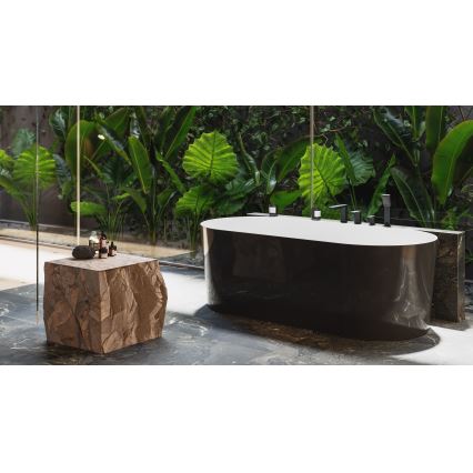 OMNIRES PM7432BL - Badewannenarmatur 4-Loch PARMA matt schwarz