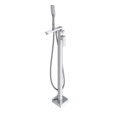 OMNIRES PM7433CR - Freistehendes Badewannen-Set mit Armatur PARMA glänzendes Chrom