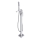 OMNIRES PM7433CR - Freistehendes Badewannen-Set mit Armatur PARMA glänzendes Chrom
