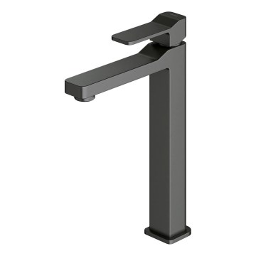 OMNIRES SL7712GR - Waschbeckenarmatur SLIDE 27,8 cm gebürsteter Graphit