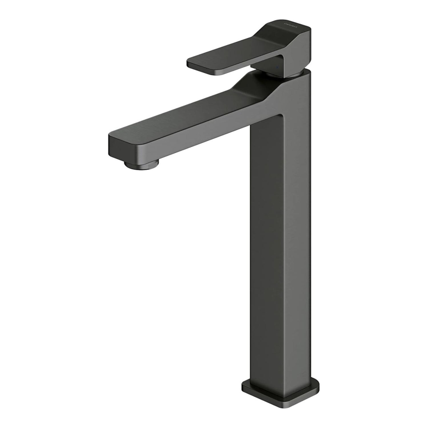 OMNIRES SL7712GR - Waschbeckenarmatur SLIDE 27,8 cm gebürsteter Graphit