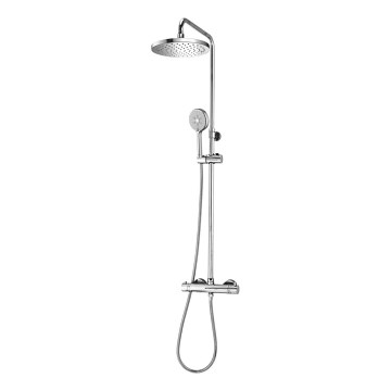 OMNIRES SYSY10/N/6CR - Duschgarnitur mit thermostatischer Armatur Y glänzendes Chrom