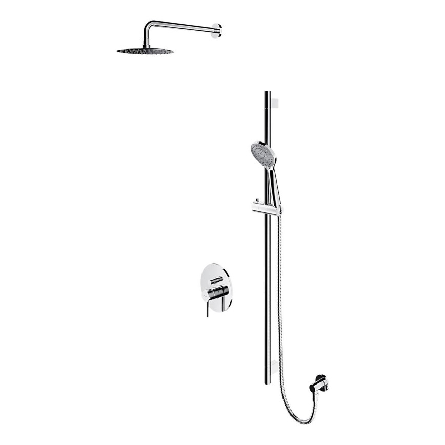 OMNIRES SYSY17CR - Dusch-Set mit Unterputz-Armatur Y glänzendes Chrom