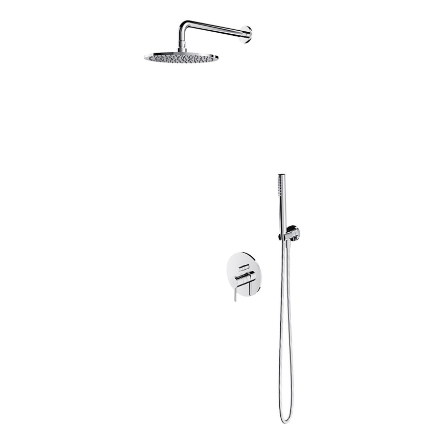 OMNIRES SYSY22XCR - Dusch-Set mit Unterputz-Armatur Y glänzendes Chrom