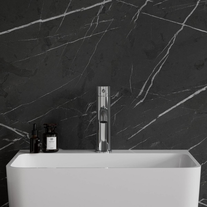 OMNIRES Y1213MAXCR - Waschbeckenarmatur Y 21 cm glänzendes Chrom