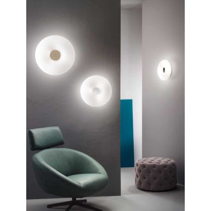 Ondaluce - Deckenleuchte DODI 2xE27/15W/230V Ø 33 cm weiß