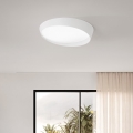 Ondaluce - Dimmbare LED-Deckenleuchte HALF LED/25W/230V 3000/4000K Ø 38,5 cm weiß