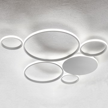 Ondaluce - dimmbare LED-Deckenleuchte POIS LED/68W/230V silber