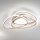 Ondaluce - Dimmbare LED-Deckenleuchte ROSE LED/70W/230V 63x67 cm gold