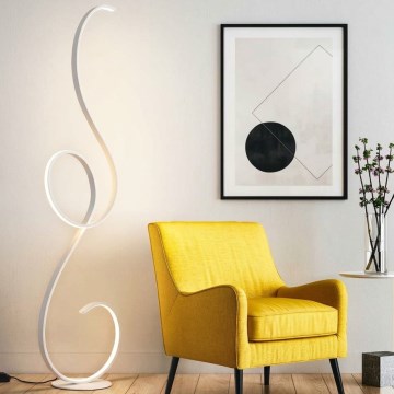 Ondaluce - dimmbare LED-Stehlampe FLOK LED/44W/230V weiß