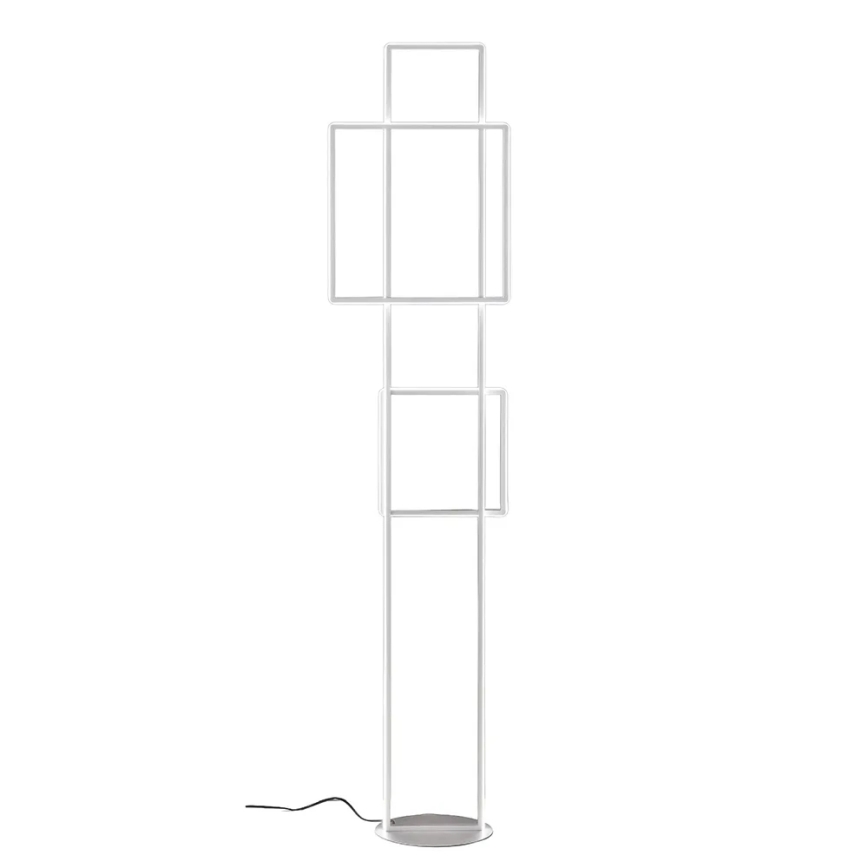 Ondaluce - dimmbare LED-Stehleuchte DOWEL LED/77W/230V 166 cm silber