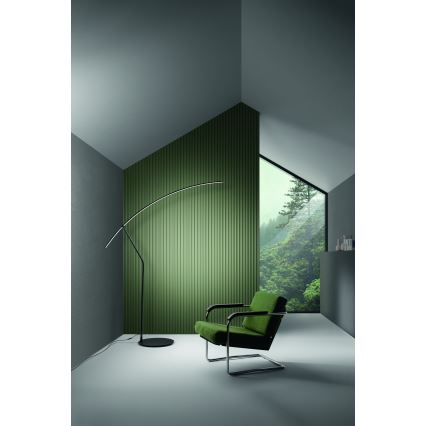 Ondaluce - Dimmbare LED-Stehleuchte FOLAGA LED/30W/230V 190 cm schwarz