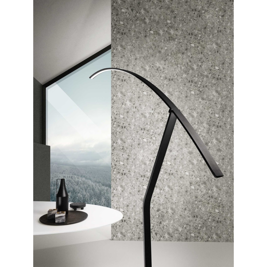 Ondaluce - Dimmbare LED-Stehleuchte FOLAGA LED/30W/230V 190 cm schwarz