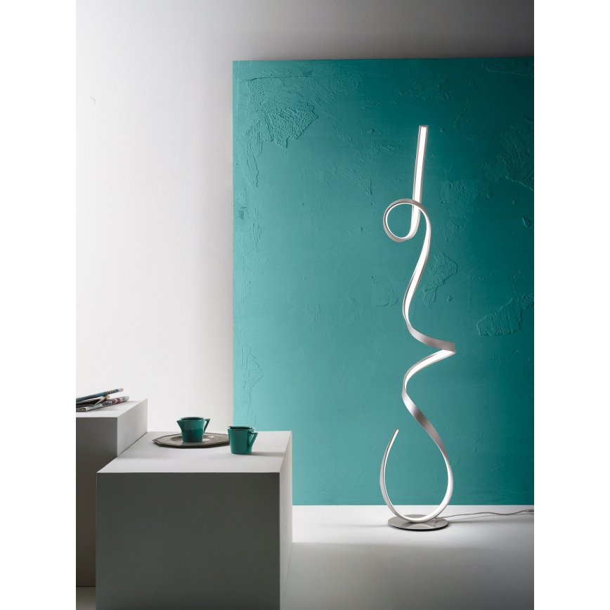 Ondaluce - dimmbare LED-Stehleuchte LUMEN LED/30W/230V, 160 cm, silber