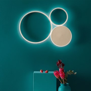 Ondaluce - Dimmbare LED-Wandleuchte POIS LED/42W/230V goldfarben