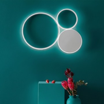 Ondaluce - dimmbare LED-Wandleuchte POIS LED/42W/230V silber