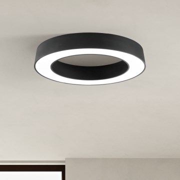 Ondaluce - GLOBUS LED-Deckenleuchte, dimmbar, 80W/230V, 3000/4000K, Ø 100 cm, schwarz