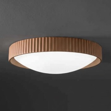Ondaluce - LED-Deckenleuchte CONCRETE LED/20W/230V Ø 41 cm Betonbraun